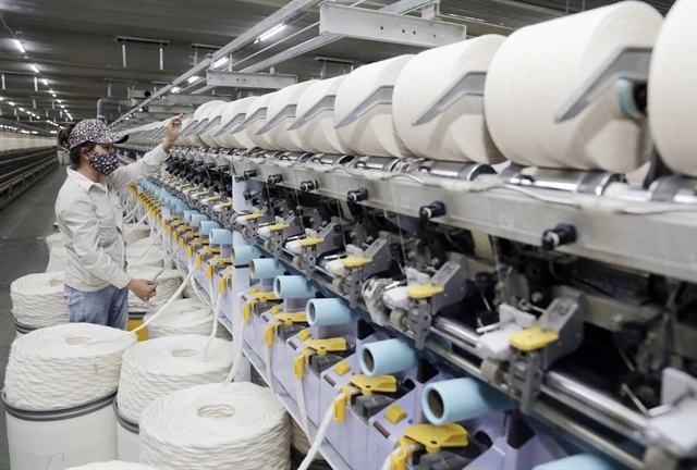 Fibre production at Ha Nam Textile Company (Photo: VNA)