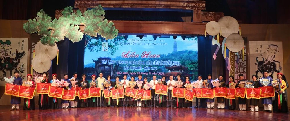 At the first-ever Quan ho village festival (Photo: VNA)