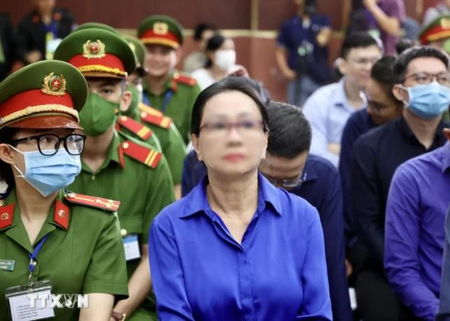 Truong My Lan at the the appellate trial in Ho Chi Minh City on November 15 (Photo: VNA)