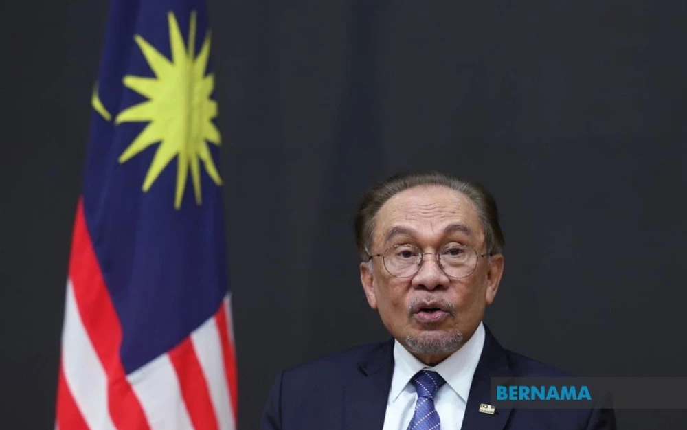 Malaysian Prime Minister Anwar Ibrahim (Photo: Bernama)