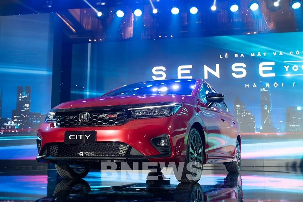 Honda City attracts customers due to its dynamic design, advanced safety features, and powerful performance. (Photo: VNA)