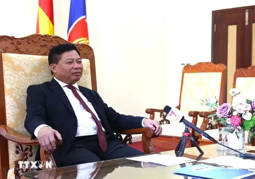 El embajador de Vietnam en Camboya, Nguyen Huy Tang. (Fuente: VNA)