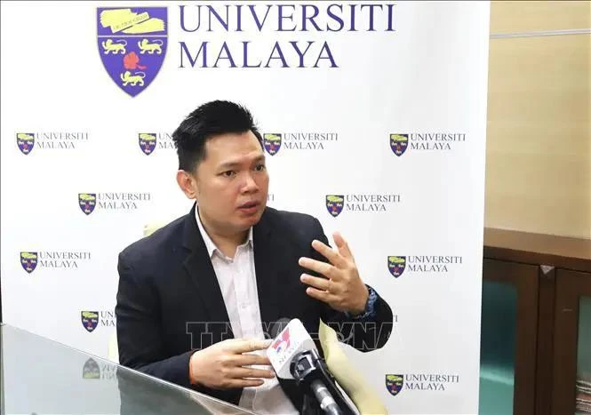 Collins Chong Yew Keat, analista de diplomacia y seguridad de la Universidad de Malaya. (Fuente: VNA) 