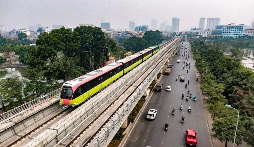 Ханою требуется более 55,4 млрд долларов США на строительство 15 городских железнодорожных линий. (Фото: VietnamPlus) 