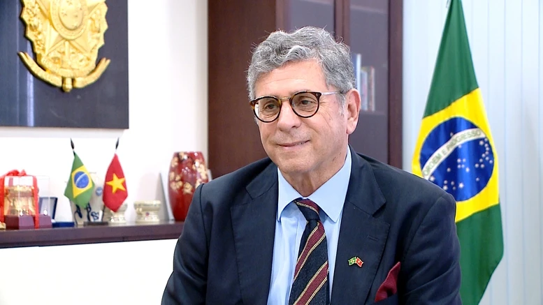 El embajador de Brasil en Hanoi, Marco Farani (Fuente: VNA)