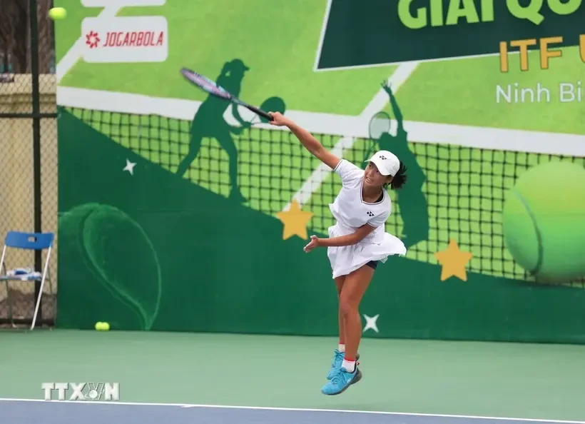 El Torneo Internacional de Tenis en la categoría sub-18 (ITF U18-J30) concluyó luego de seis días de competencias en la provincia norvietnamita de Ninh Binh (Fuente: VNA)