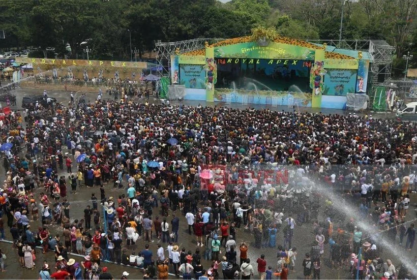 El tradicional Festival Thingyan de Myanmar fue inscrito en la Lista Representativa del Patrimonio Cultural Inmaterial de la Humanidad (Fuente: nationthailand.com)