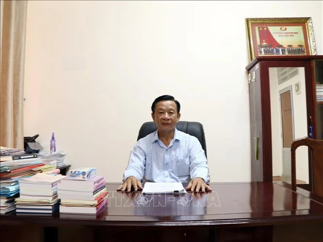 Hô Trung Viêt, chef du Comité de la sensibilisation et de l’éducation du Comité du Parti de la province de Cà Mau. Photo : VNA