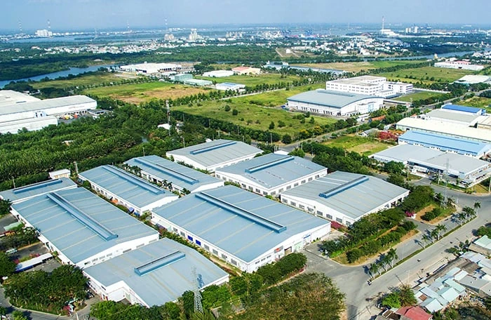 Vue aérienne du parc industriel Nam Son - Hap Linh, dans la province de Bac Ninh. Photo: vietnamfinance.vn