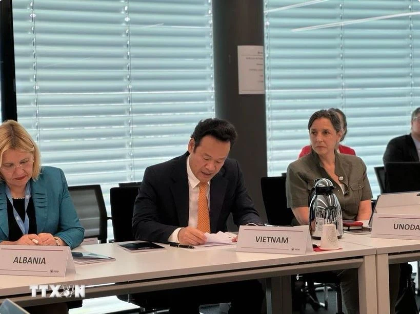 L’ambassadeur Mai Phan Dung, représentant permanent du Vietnam auprès de l’ONU, de l’OMC et d’autres organisations internationales à Genève. Photo : VNA