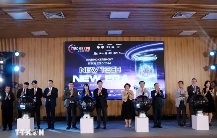 L’exposition technologique internationale 2024 (iTech Expo 2024) s’ouvre à Hô Chi Minh-Ville, le 10 juillet. Photo : VNA 