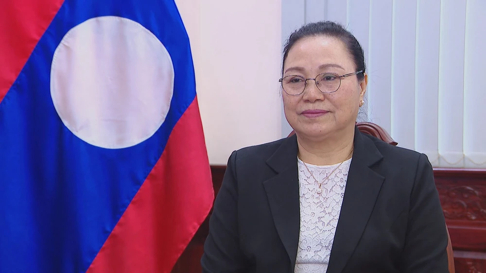 L’ambassadrice du Laos au Vietnam, Khamphao Ernthavanh. Photo : VNA