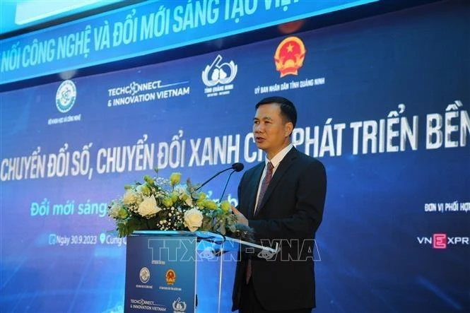 Le vice-ministre des Sciences et des Technologies Bui Thê Duy. Photo: VNA