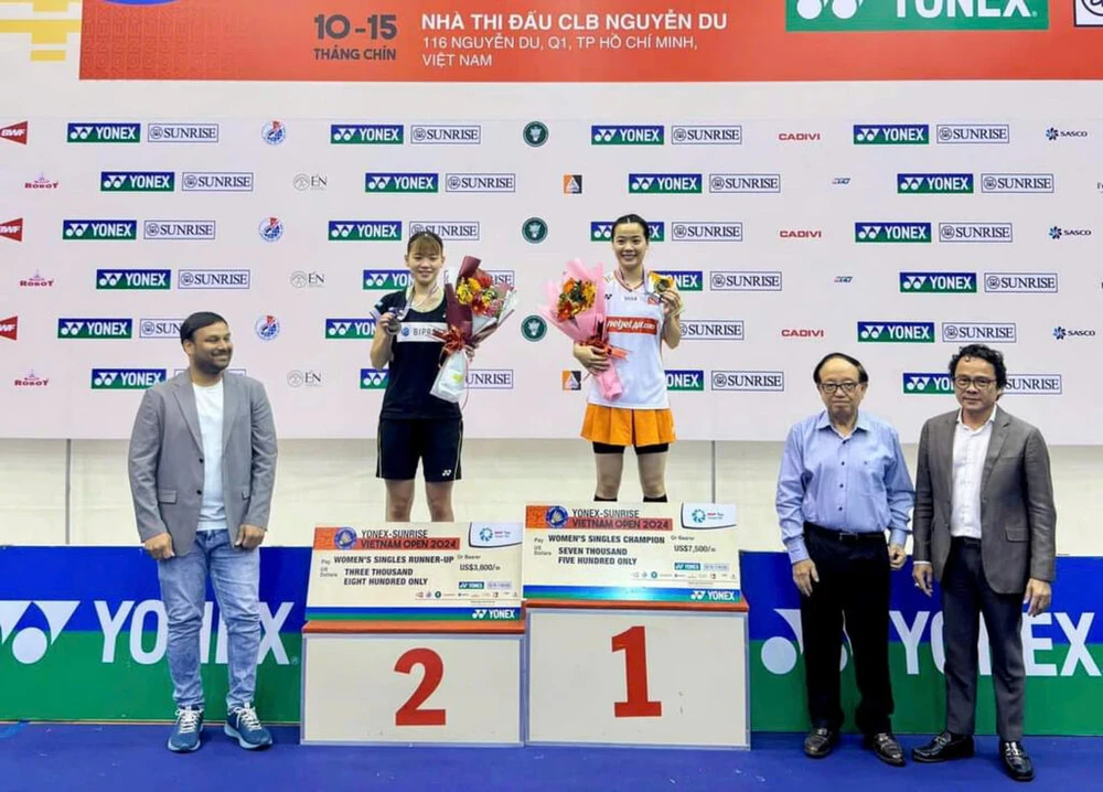 Badminton : Tiercé gagnant pour Nguyên Thùy Linh au Vietnam Open