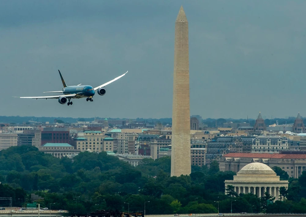 Lorsque Vietnam Airlines a pris possession de son premier Dreamliner, elle a organisé un événement majeur à Washington D.C. pour souligner sa croissance prévue. Photo: Boeing