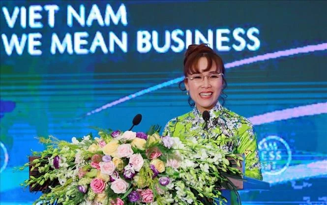 Nguyên Thi Phuong Thao, fondatrice et présidente du conseil d’administration de Vietjet. Photo: VNA