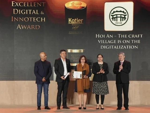 Le projet "Hôi An - Le village artisanal est en pleine digitalisation" est récompensé aux Kotler Awards 2024. Photo : toquoc.vn