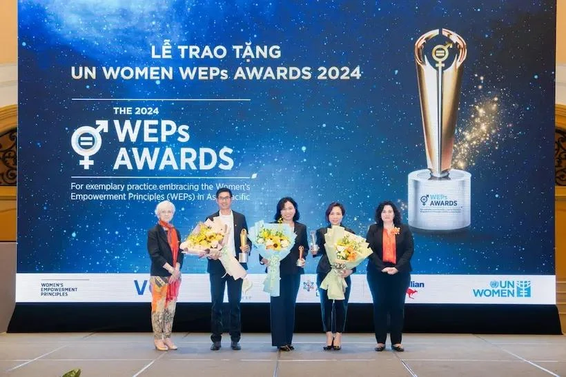 Vue de la cérémonie de remise des prix WEPs 2024, à Hanoi, le le 28 novembre. Photo: VNA