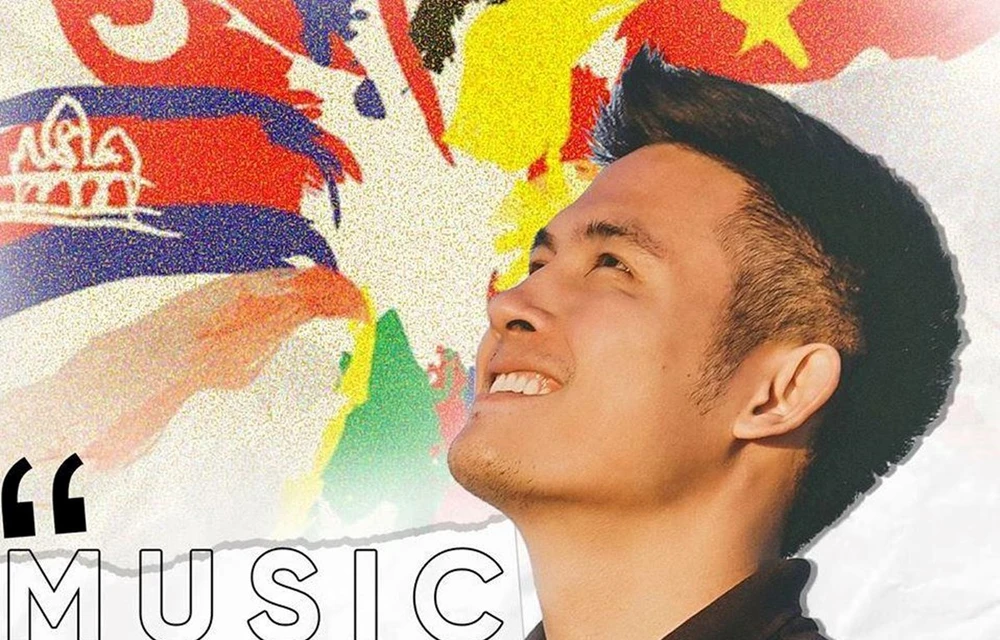 Vietnamese Travel Vlogger Hoang Minh Tuan, nicknamed Chan La Ca or Chan, joins the ResiliArt movement with the song “We are Unity – ASEAN.” (Photo: UNESCO)