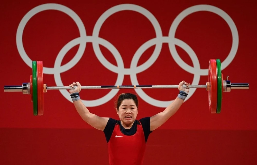 Weightlifter Hoang Thi Duyen (Photo: Getty Images)