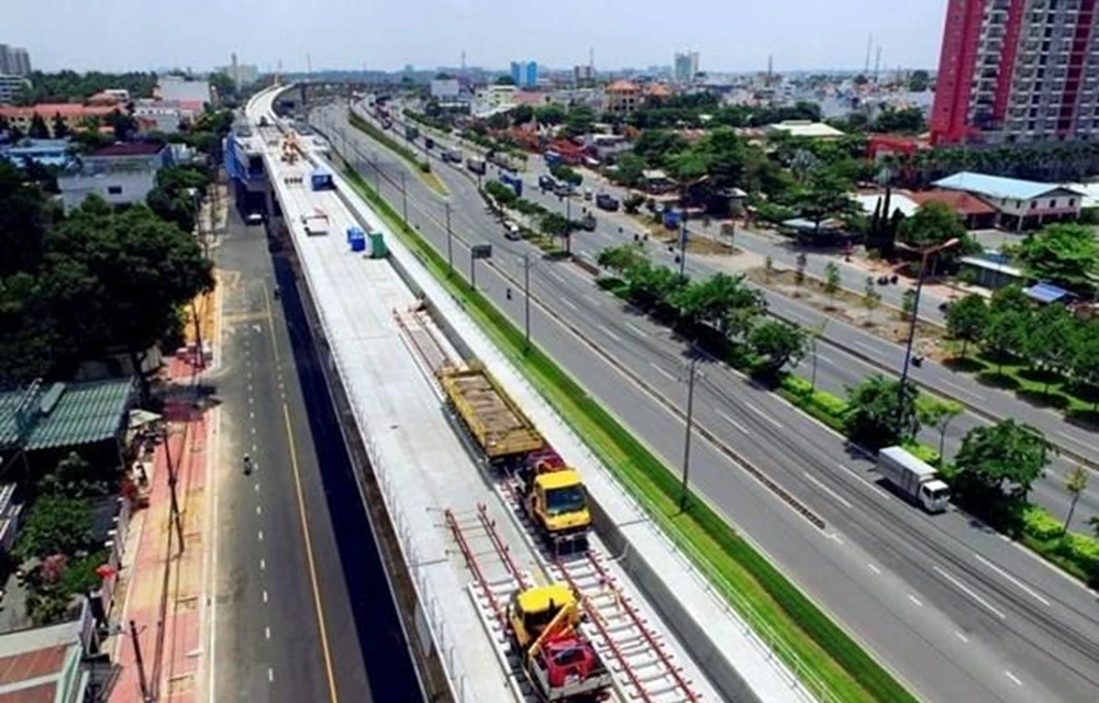 An overview of the Ben Thanh – Suoi Tien metro project which is funded by ODA capital. Illustrative image (Photo: VNA)