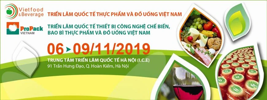 Int’l food, beverage expo to take place in Hanoi in November