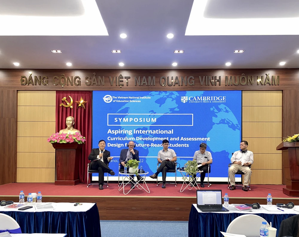 A conference titled ‘Inspiring international – Curriculum development and assessment design for future-ready students’ takes place in Hanoi on June 24. (Photo courtesy of VNIES)