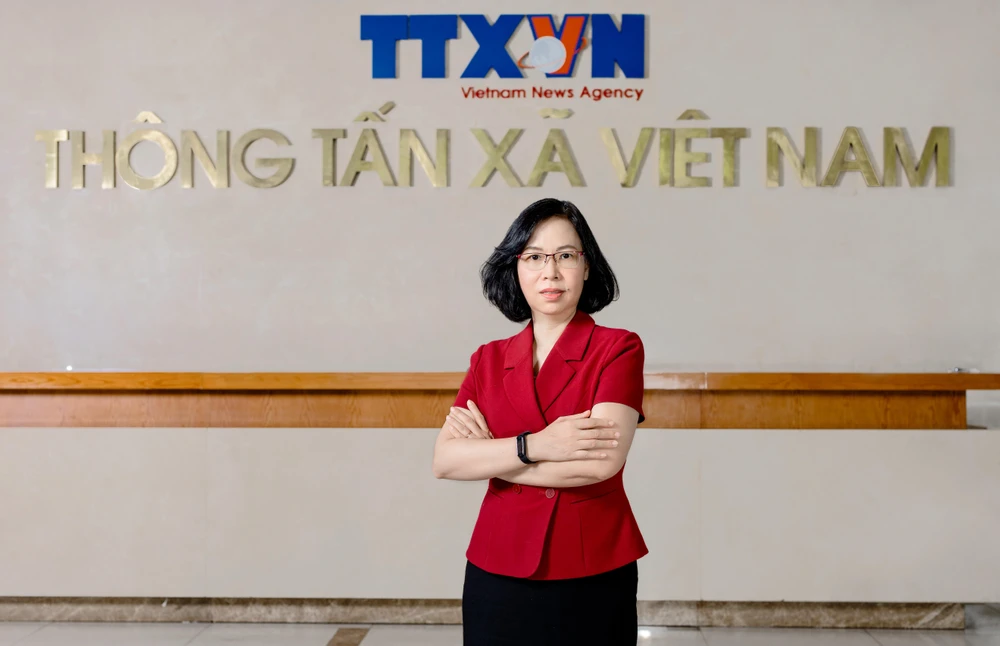 La nueva directora general de la VNA, Vu Viet Trang (Foto: VNA)
