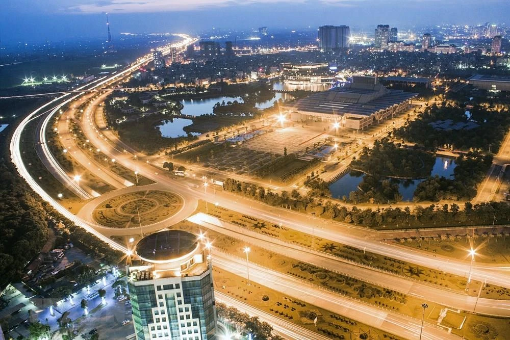 [Fotos] Un Hanoi moderno con vista desde arriba