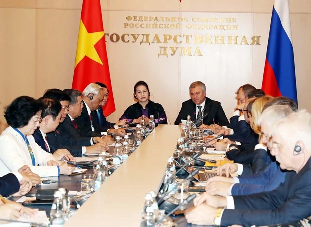 Sesiona primera reunión del Comité de Cooperación Interparlamentaria entre Vietnam y Rusia