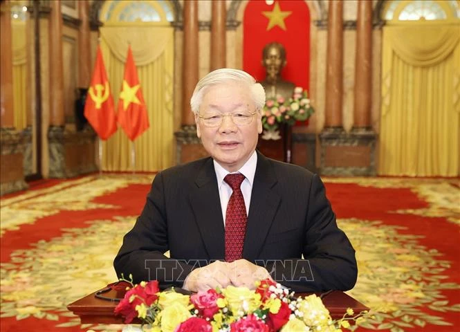 El secretario general del Partido Comunista de Vietnam, Nguyen Phu Trong (Foto: VNA)