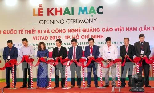 Ouverture du salon de la publicité VietAd 2019 à Ho Chi Minh-Ville