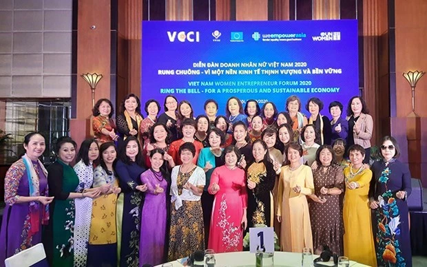 Делегаты, участвующие в Саммите женщин-предпринимателей АСЕАН. (Фото: Сотрудник/Vietnam +)