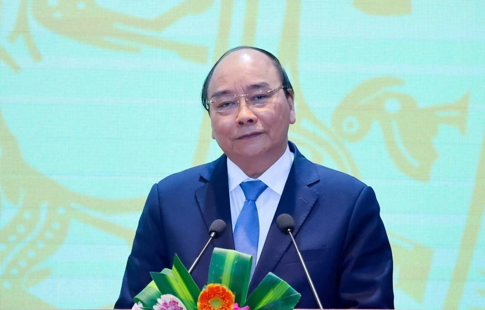 越南政府总理阮春福出席银行部门2021年任务部署会议