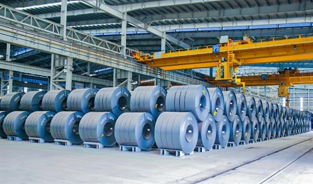 A factory of Hoa Phat Group (HPG). Early financial indications from steel companies in Q1 show improved business results after a volatile period. (Photo: HPG)