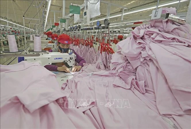 海阳省精利纺织公司。图自越通社
